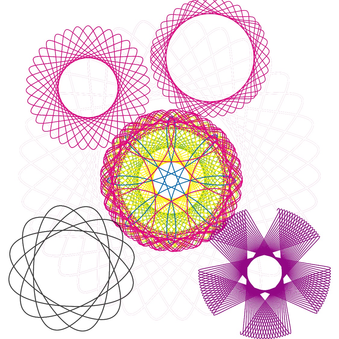 スピログラフ定規の使い方 誰でも簡単に幾何学模様が書ける トリビアとノウハウノート